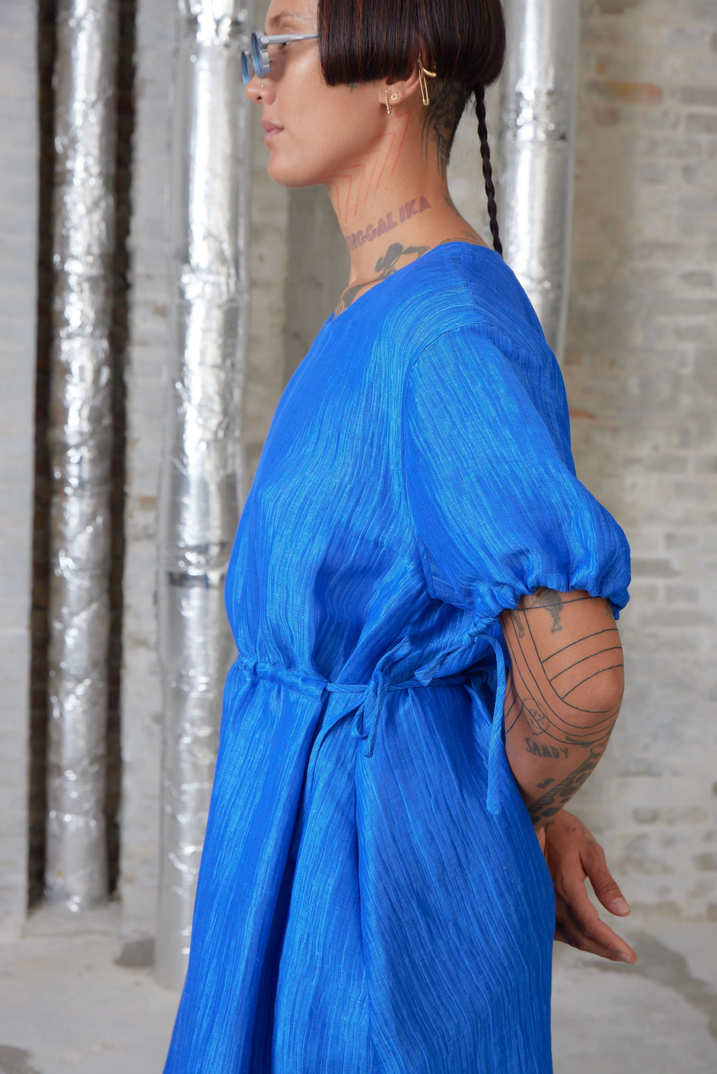 Pick Up Summer Dress - Surf Blue