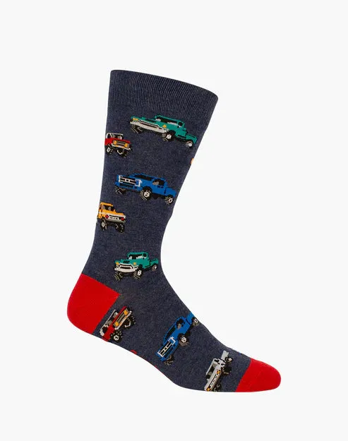 Pick Up Trucks | Mens Bamboo Sock