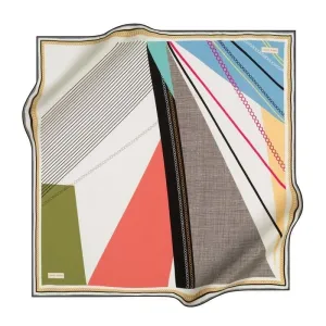 Pierre Cardin Geometric Elegance Silk Scarf No. 13