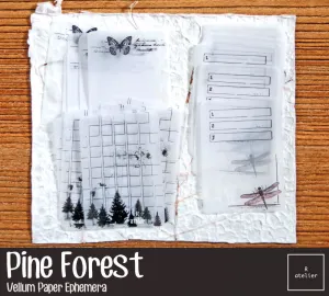 Pine Forest | Scrapbooking Vellum Paper