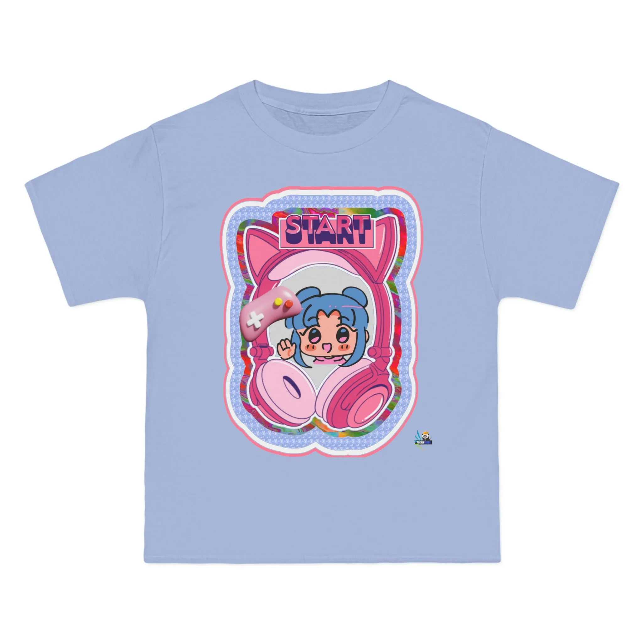 Pink Harajuku Gamer Heavyweight Unisex Gaming Tee