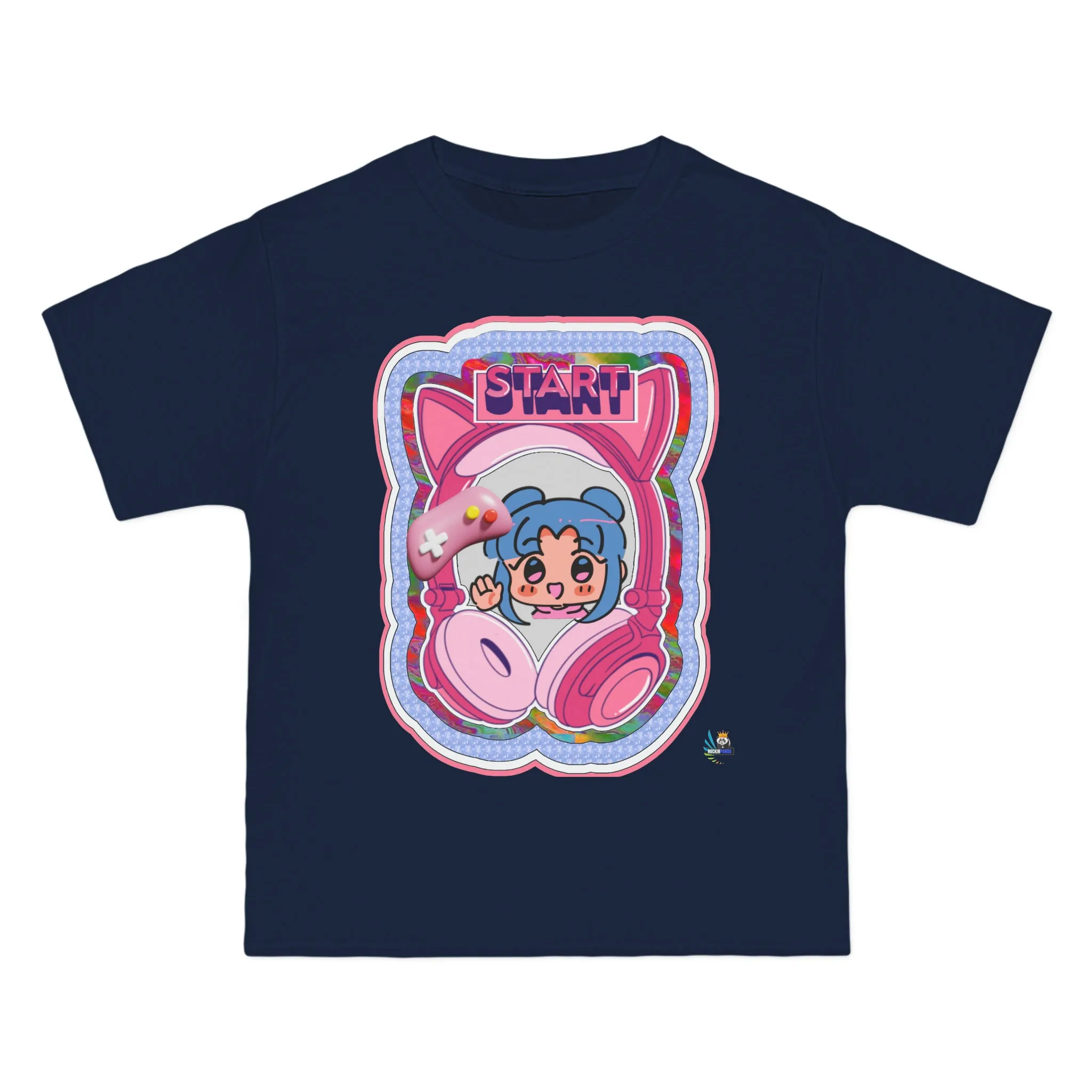 Pink Harajuku Gamer Heavyweight Unisex Gaming Tee