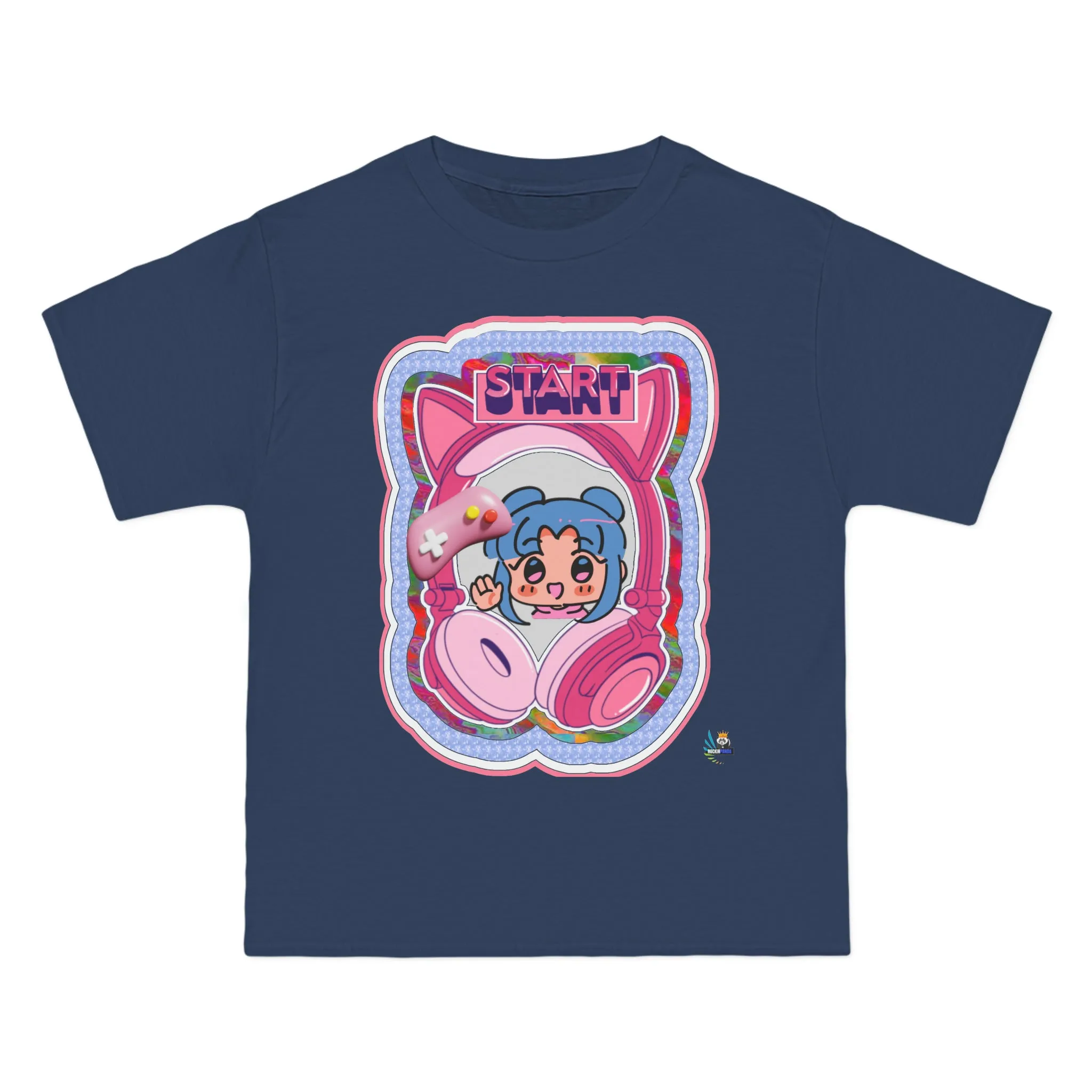 Pink Harajuku Gamer Heavyweight Unisex Gaming Tee
