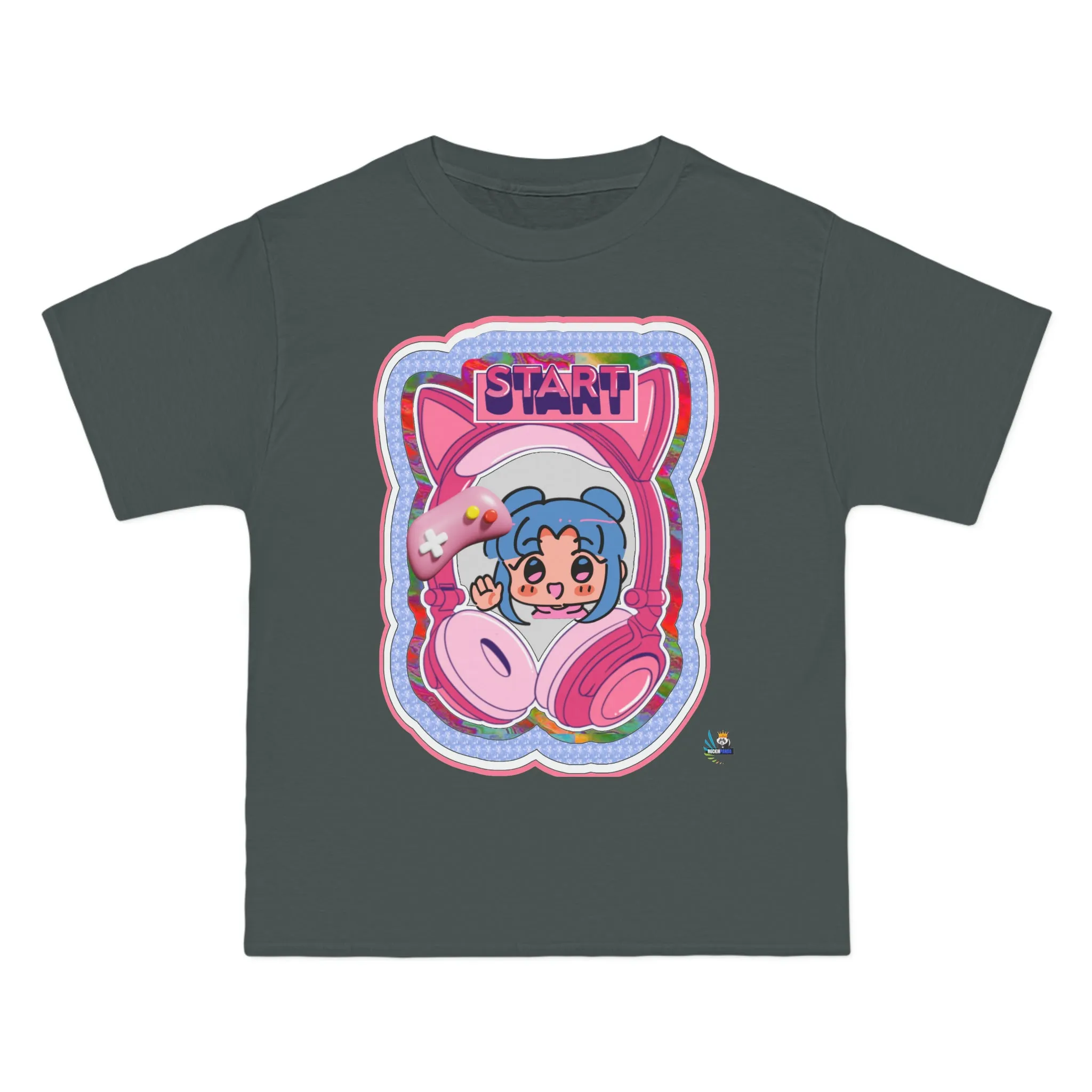 Pink Harajuku Gamer Heavyweight Unisex Gaming Tee