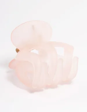 Pink Plastic Four Prong Mini Claw Pink Plastic Four Prong Mini Claw