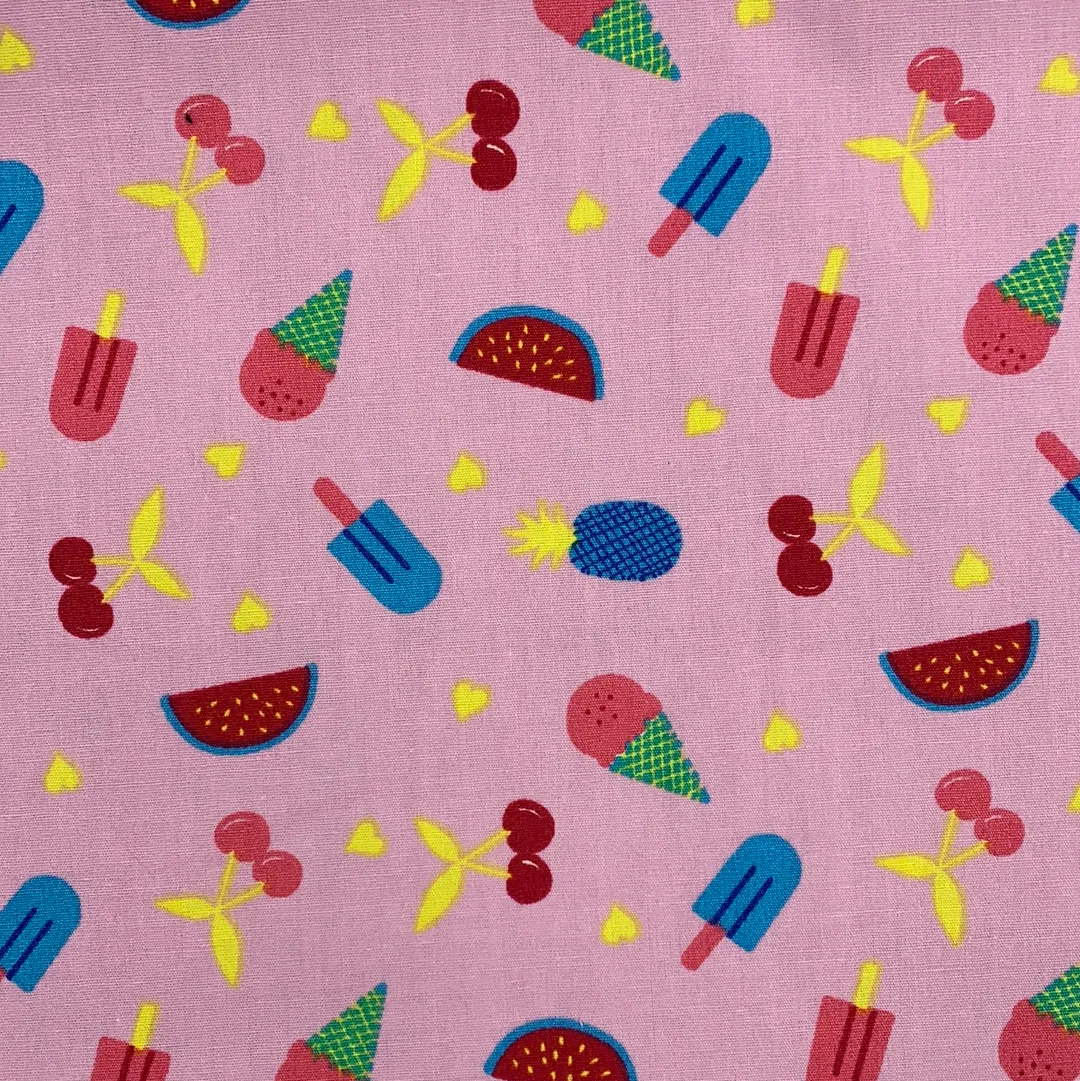 Pink Summer Cotton Poplin