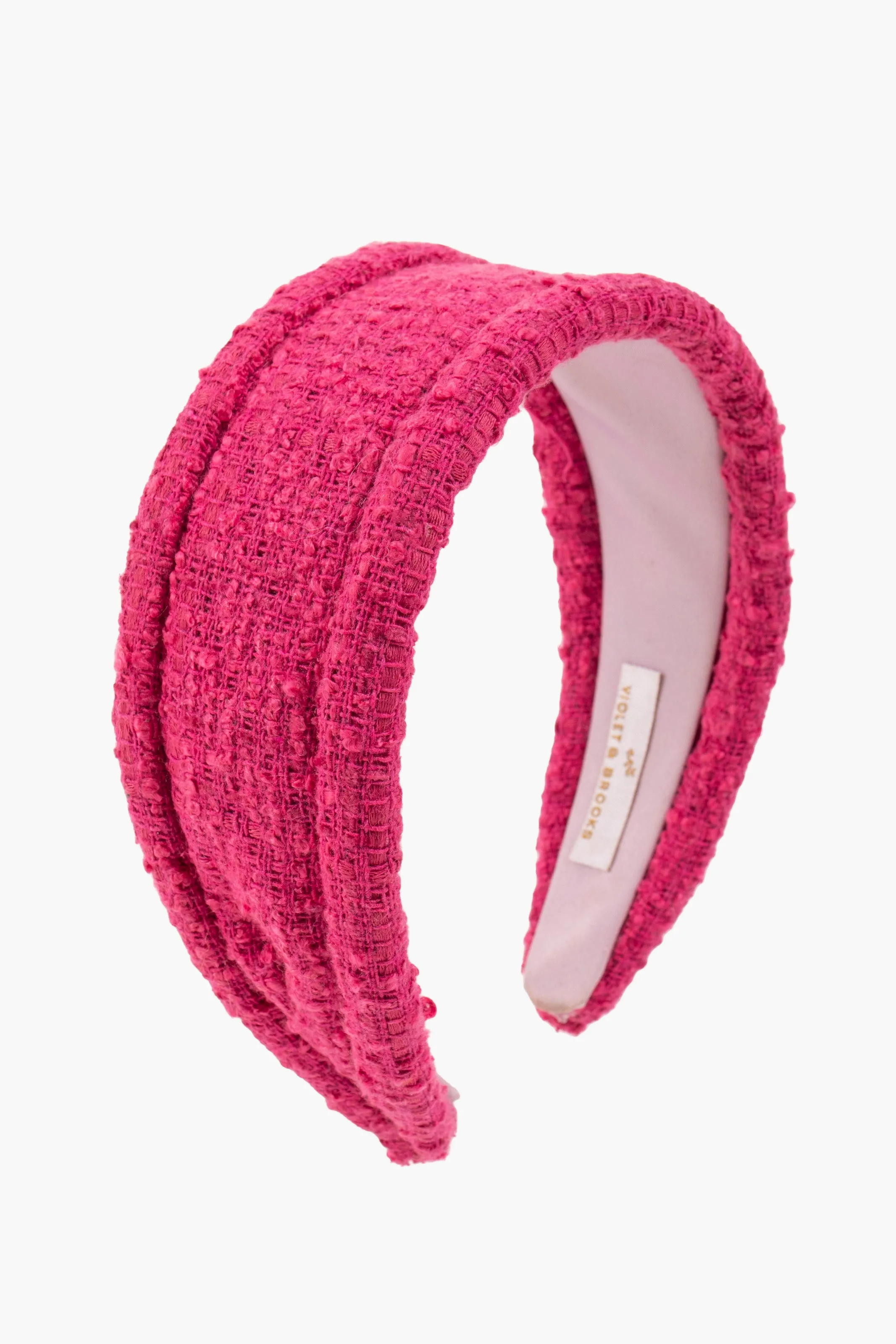Piped Tweed Headband