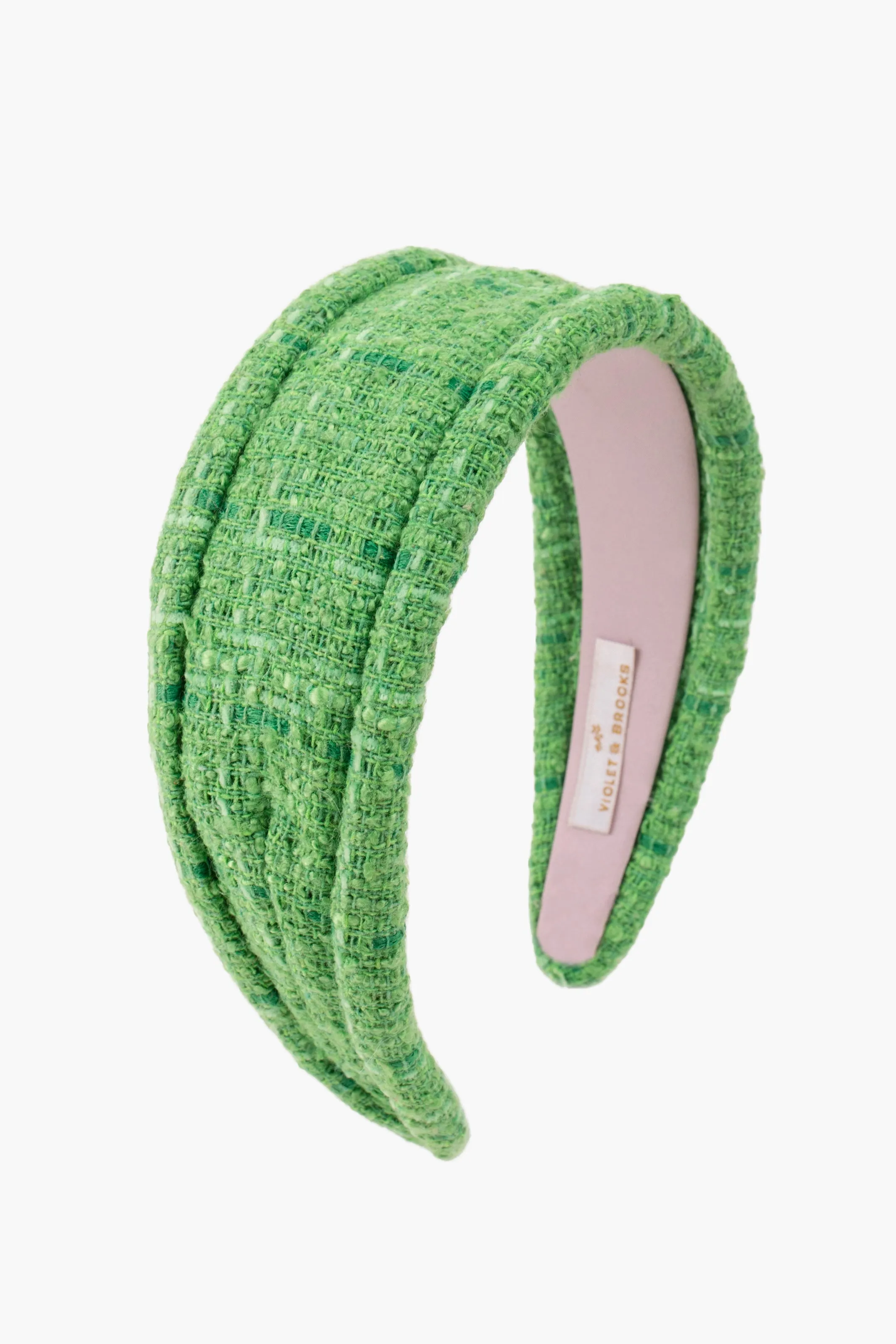 Piped Tweed Headband