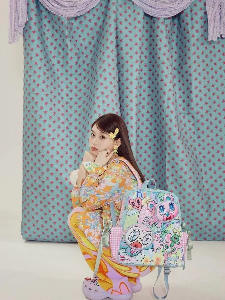 Plaid Oxford Large-capacity Backpack【s0000003292】