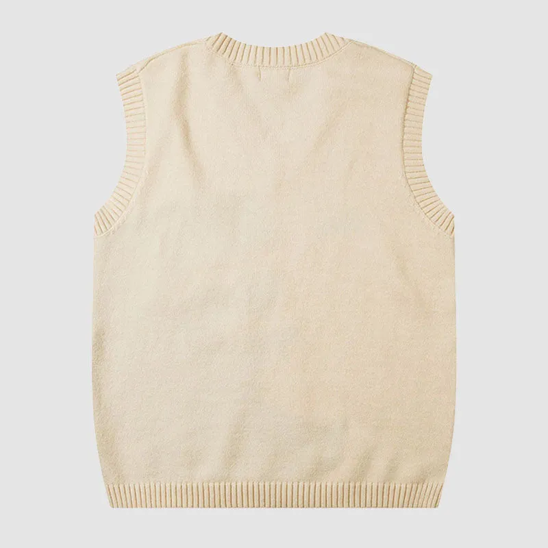 Playful Dinosaur Knit Vest