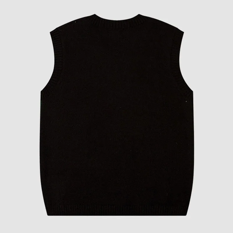 Playful Dinosaur Knit Vest
