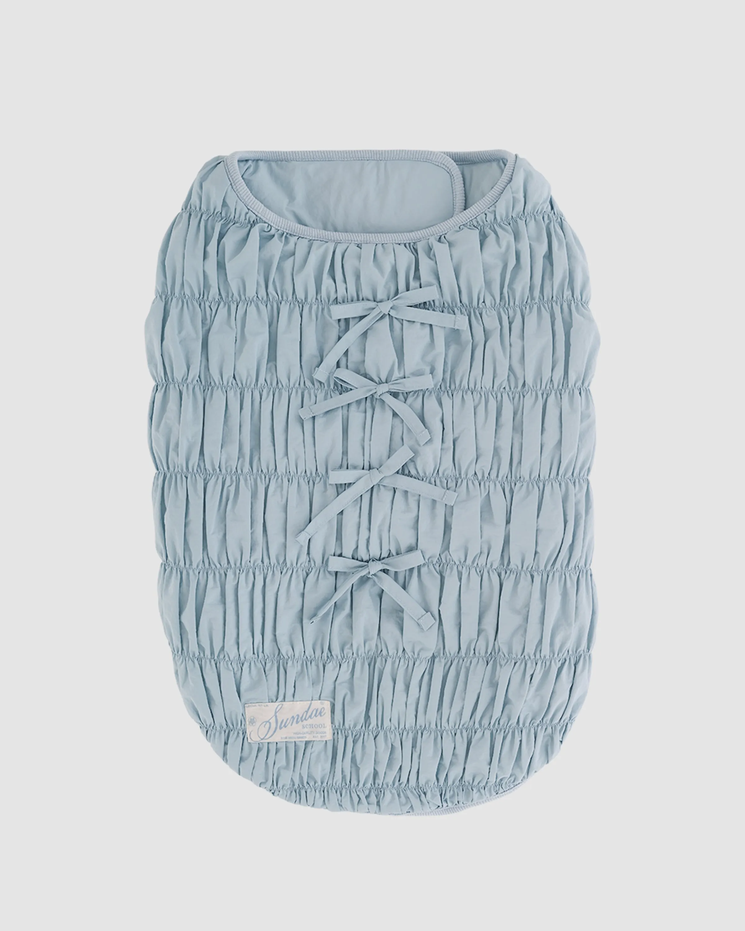PLEATED DUVET DOGGY PUFFER