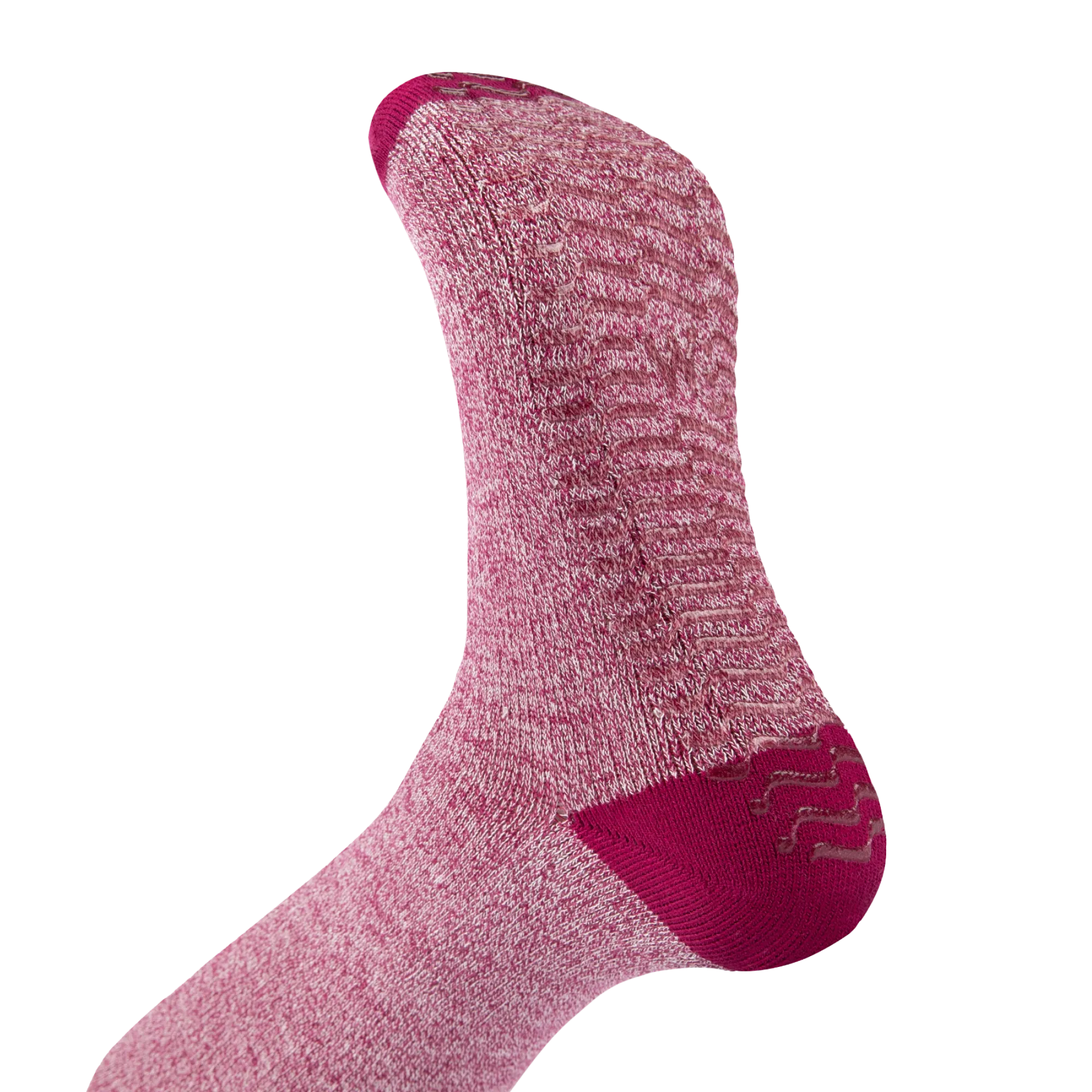 Plum Twist - Grip Socks - Wide Calf - 3 Pack