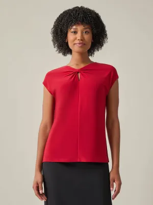 Plus Front Knot Top, Everyday Knit