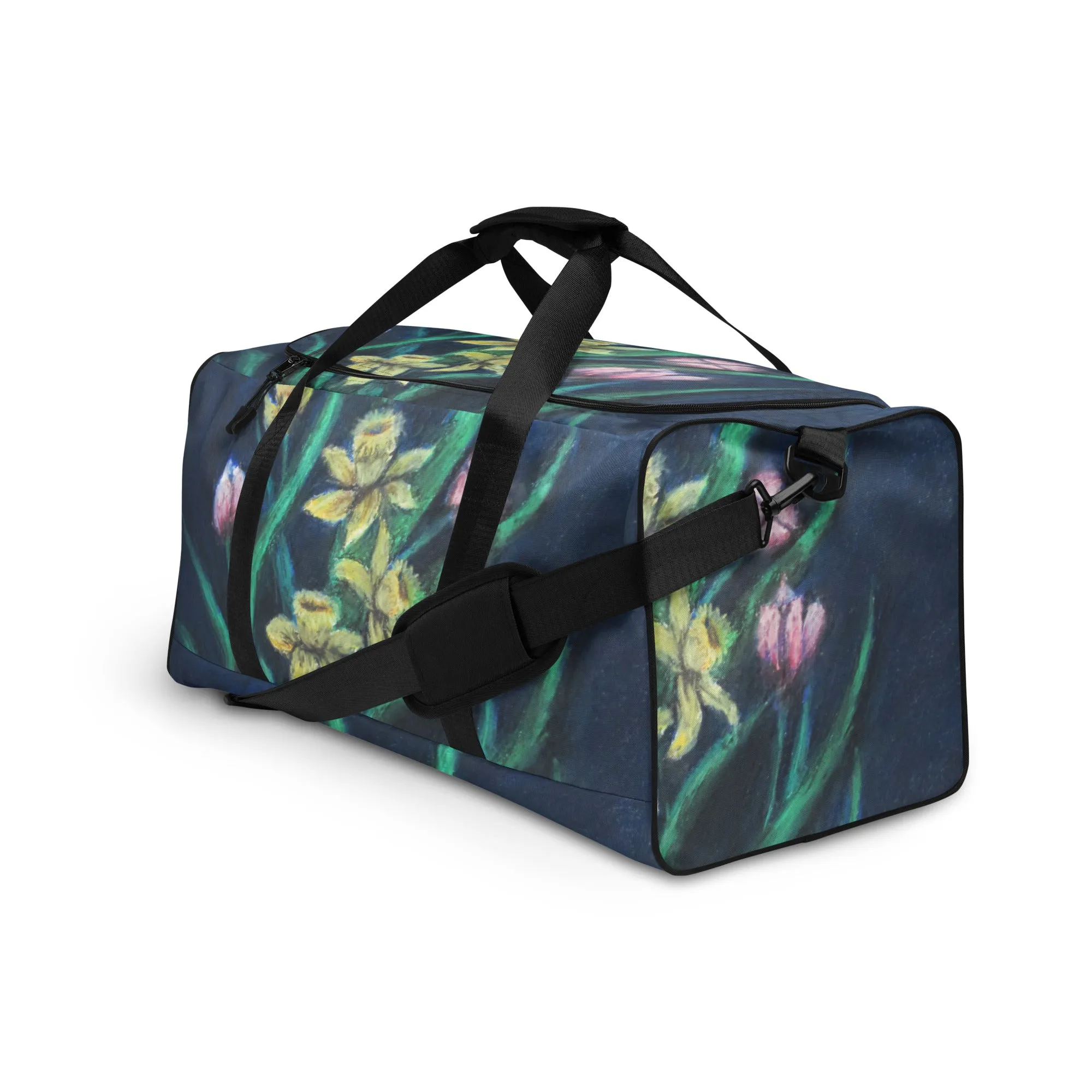 Plush Blooms ~ Duffle Bag