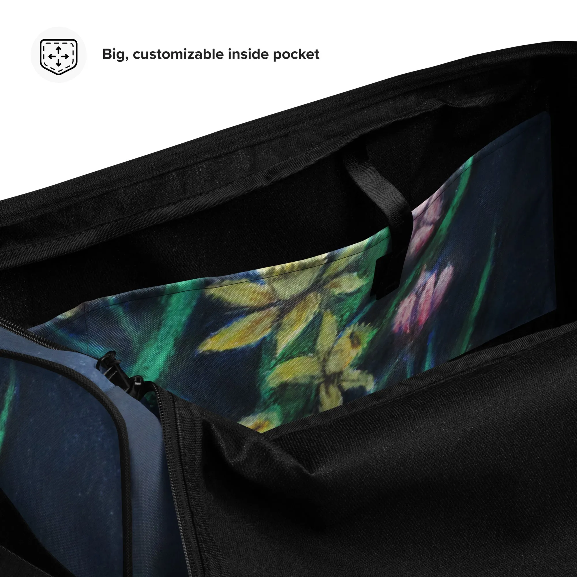 Plush Blooms ~ Duffle Bag
