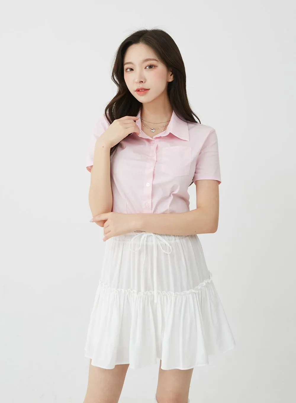 Pocketed Shortsleeve Shirt BU5