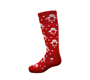 Point6 Merino Kids Penguins Medium OTC Ski/Snowboard Socks