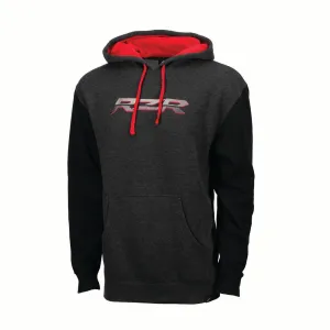 Polaris  Black Red RZR Graphic Logo Pullover Hoodie Soft Lightweight Comfortable