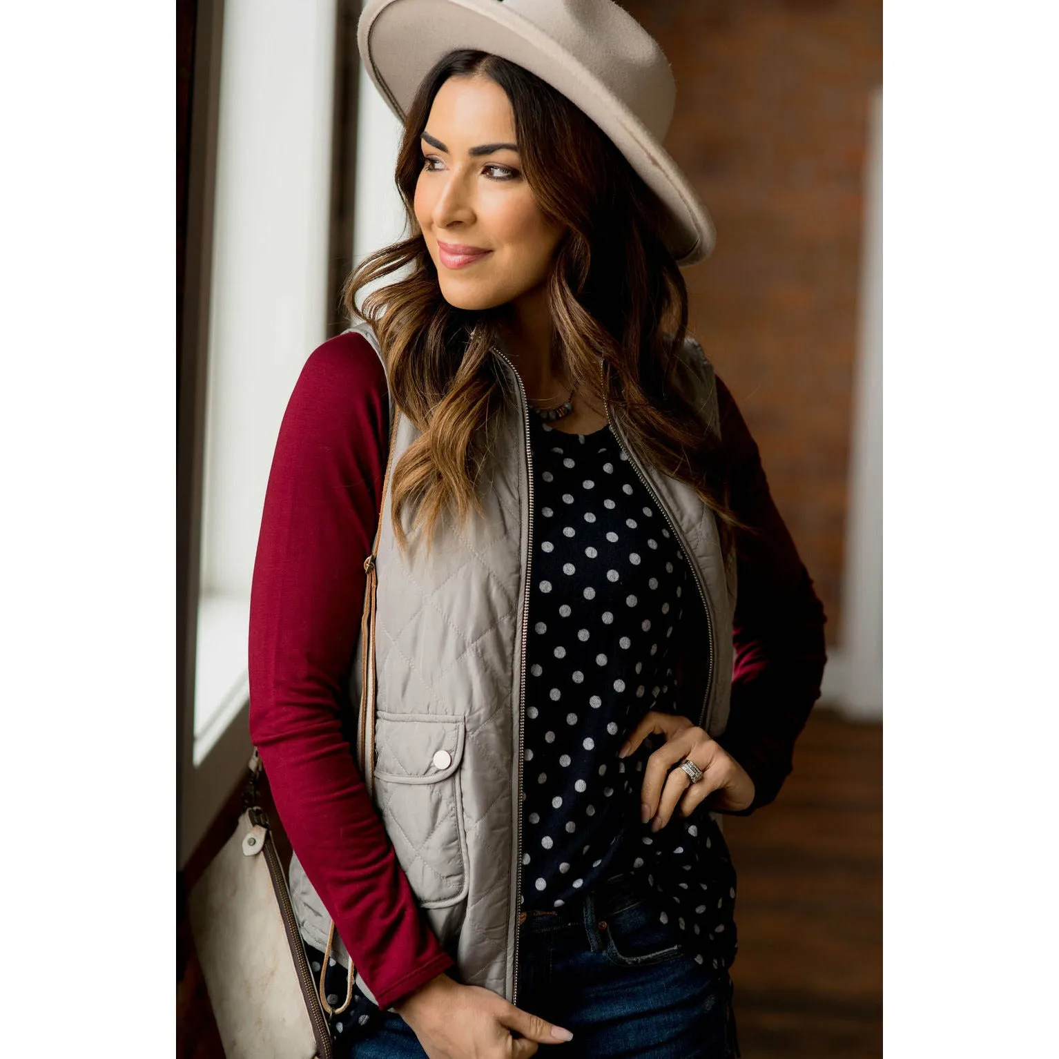 Polka Dot Baseball Tee