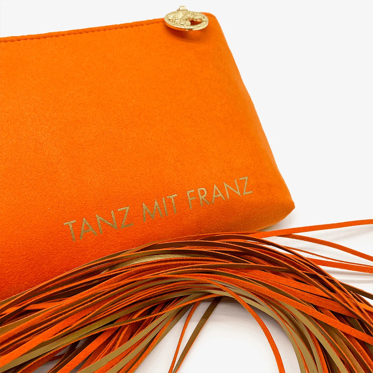 Ponytail Clutch “ANNA Orange” -  Designed For Ingrid Klimke