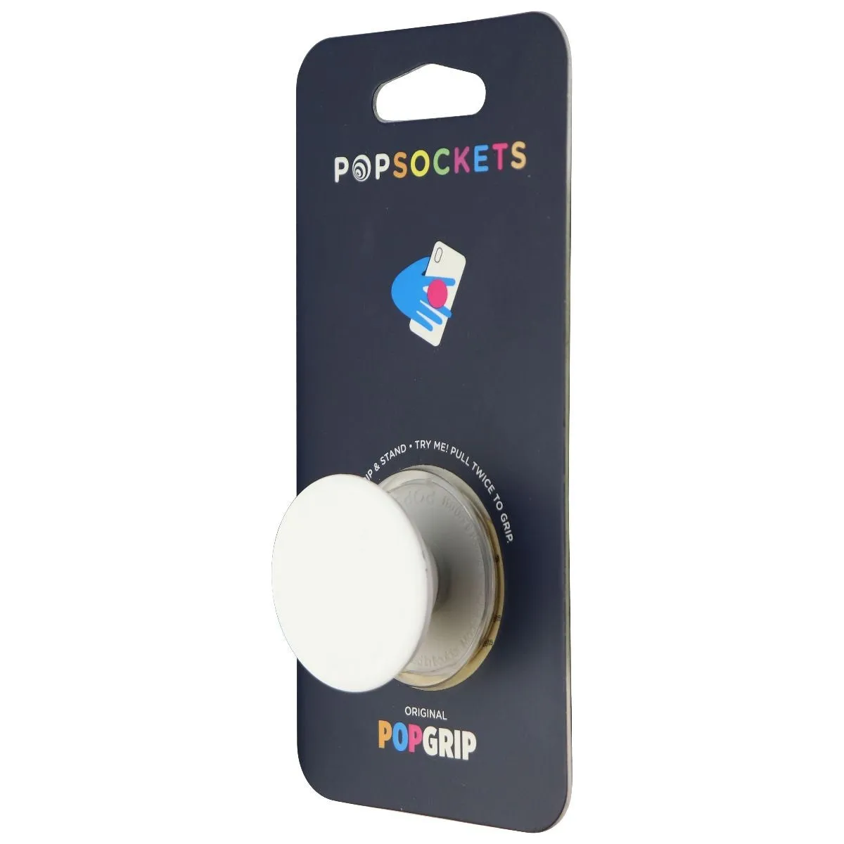 PopSockets: Collapsible Grip & Stand for Phones and Tablets - White
