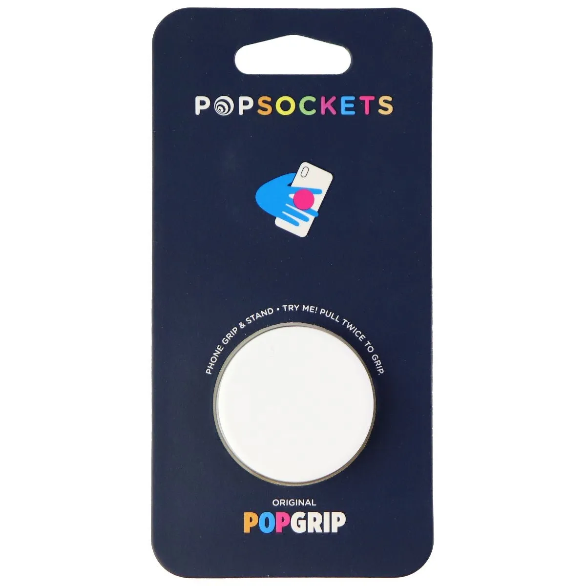PopSockets: Collapsible Grip & Stand for Phones and Tablets - White
