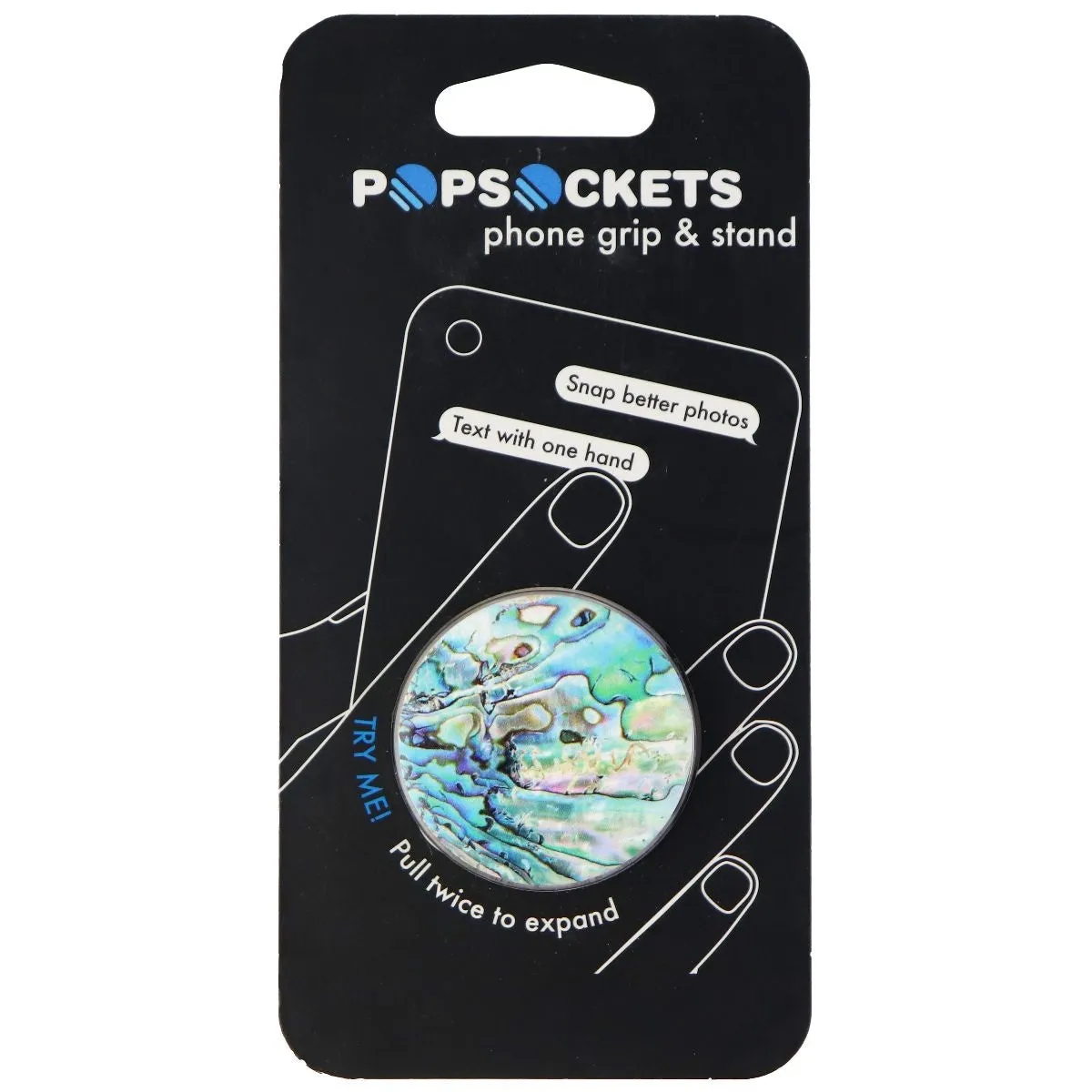 PopSockets: Collapsible Grip and Stand for Phones and Tablets - Faux Abalone