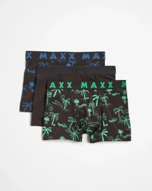 popular  Boys Trunks 3 Pack - Maxx - Palm Surf