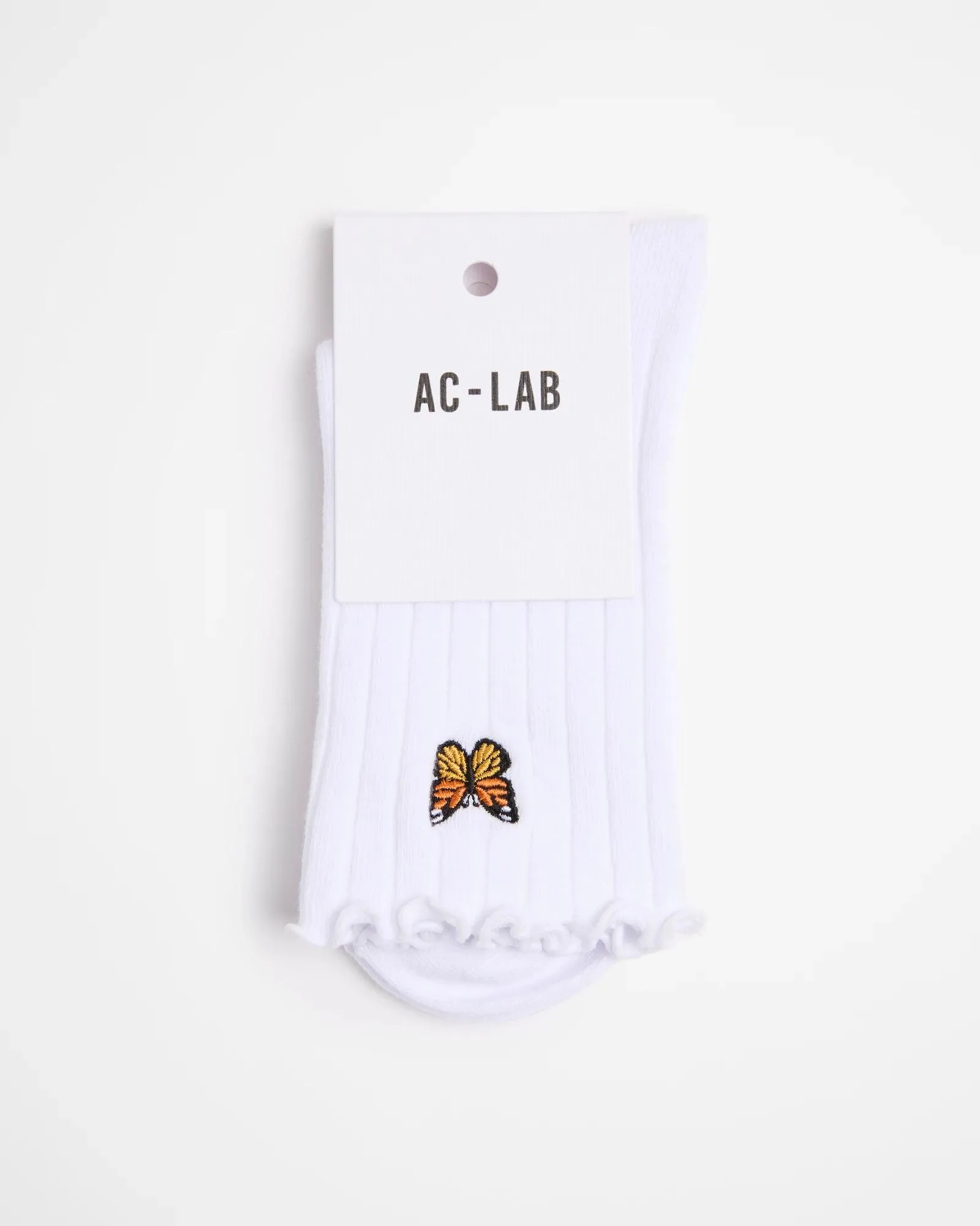 popular  Crew Embroidered Butterfly Socks - AC-Lab