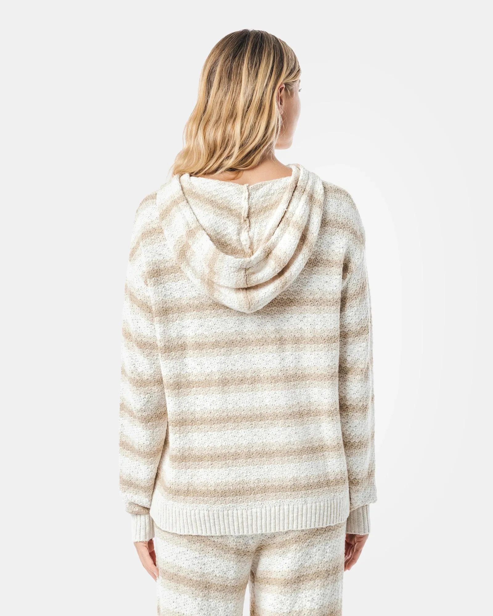 popular  Knit Popover Hoodie - Piping Hot
