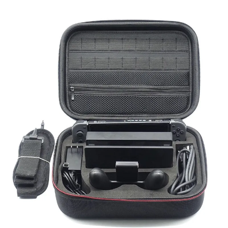 Portable Hard Shell Protective Storage Carrying Bag Case Big Capacity Case Cover Zipper Protective Shell For Nintend Switch