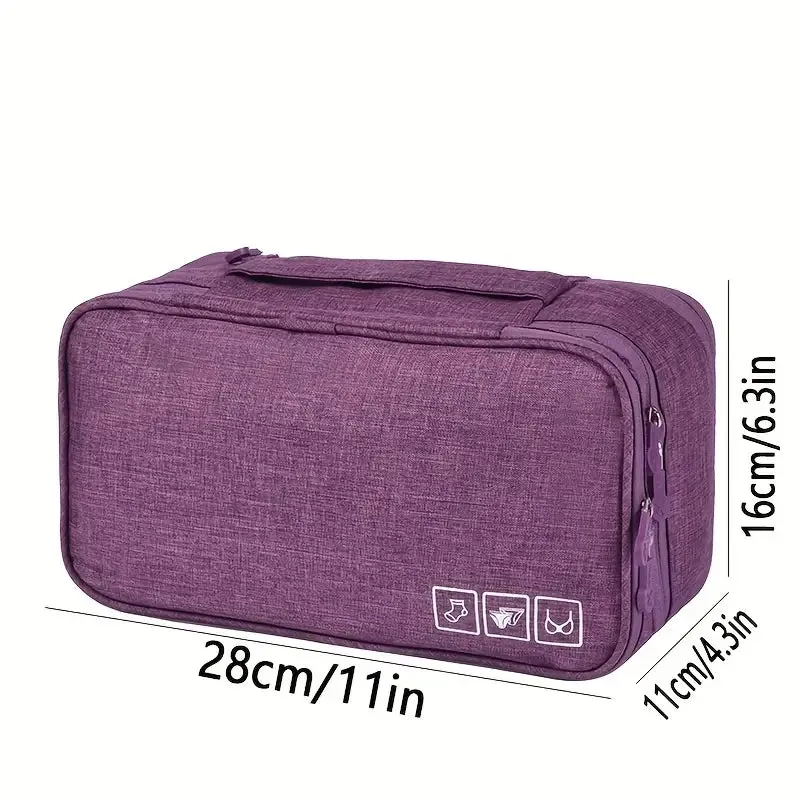Portable Underwear & Toiletry Storage Bag