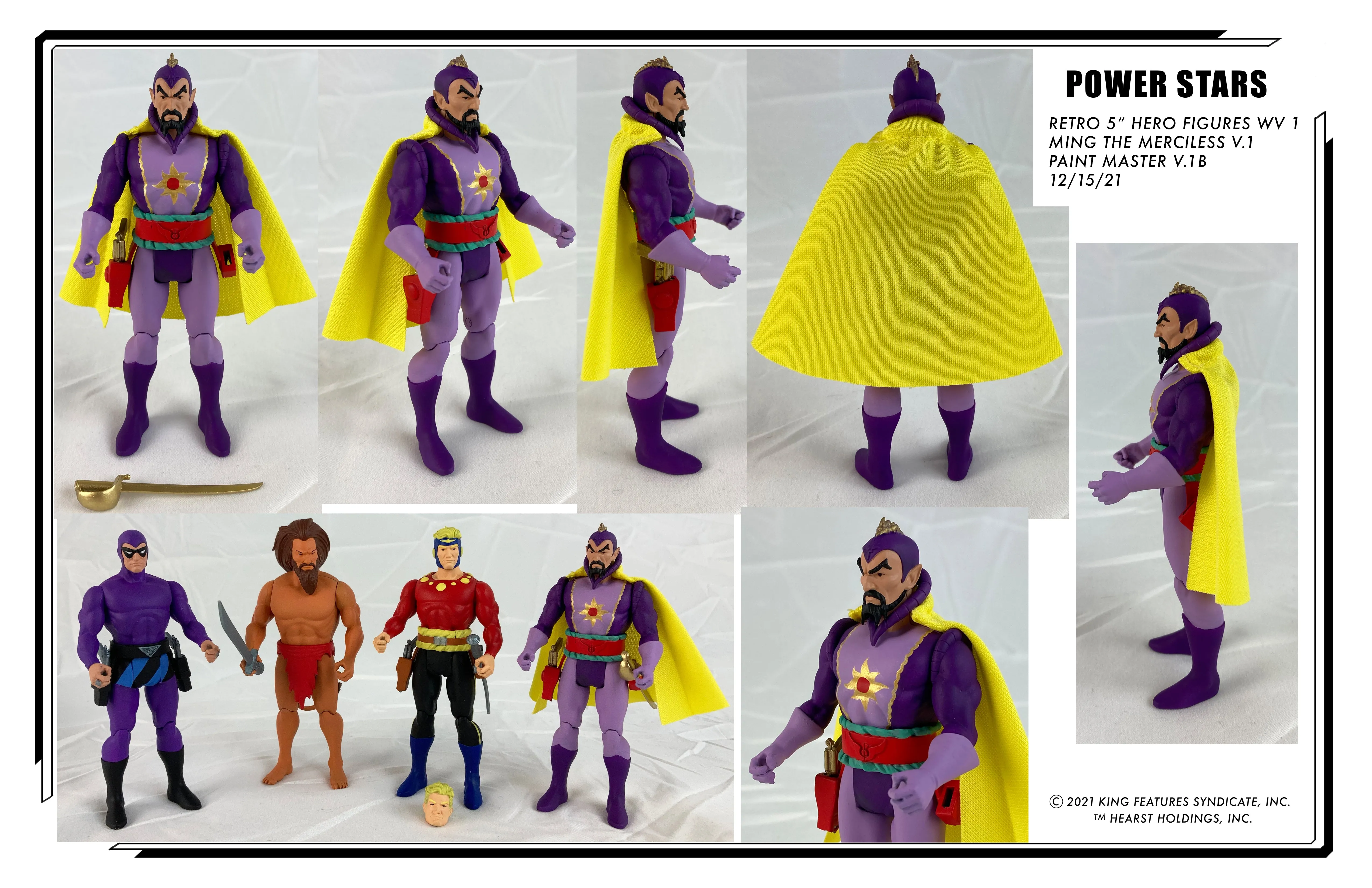 Power Stars Action Figure: Ming the Merciless - Wholesale