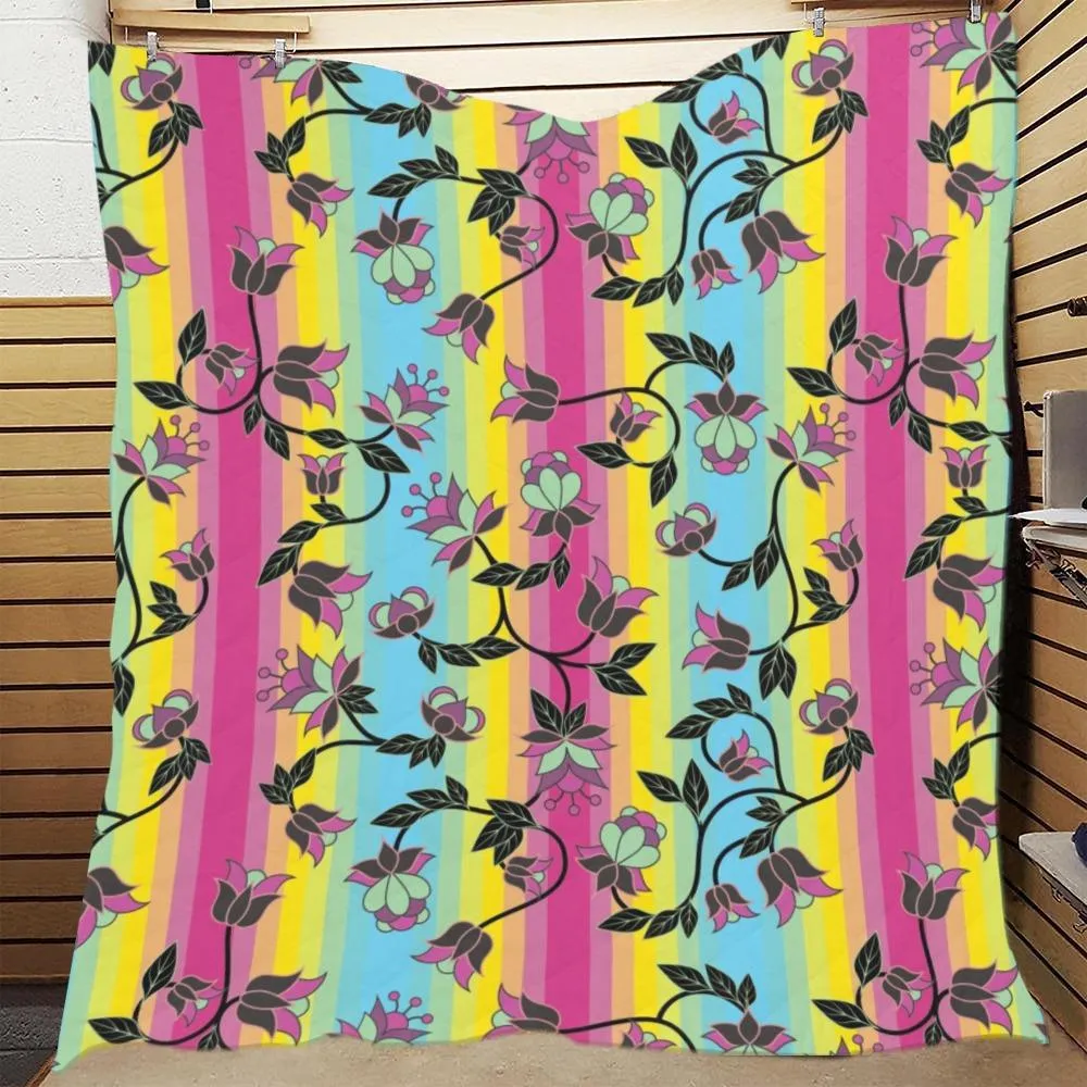 Powwow Carnival Quilted Comforter 70"x80"