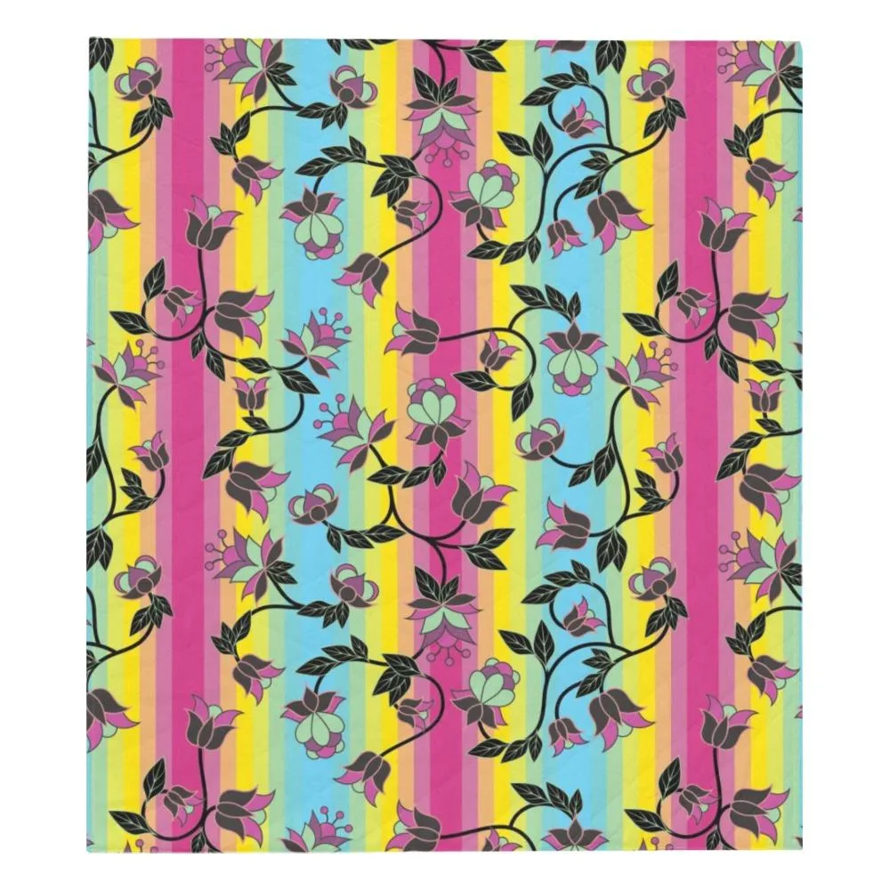 Powwow Carnival Quilted Comforter 70"x80"