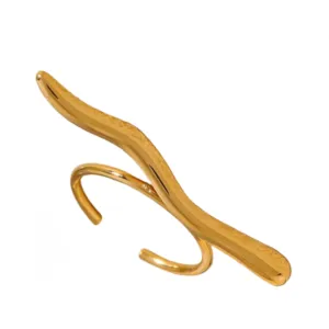 Pre Order:  Ripple Line Geometric Open Ring
