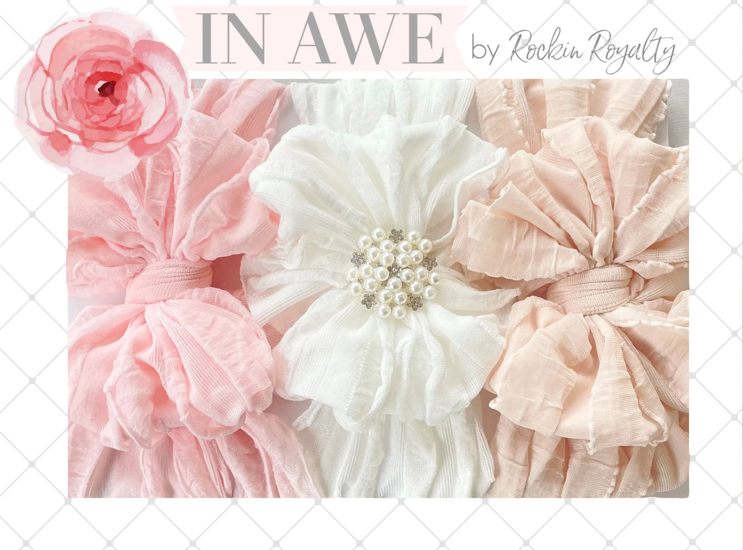 Pretty in Pearls Headband 3 pack set