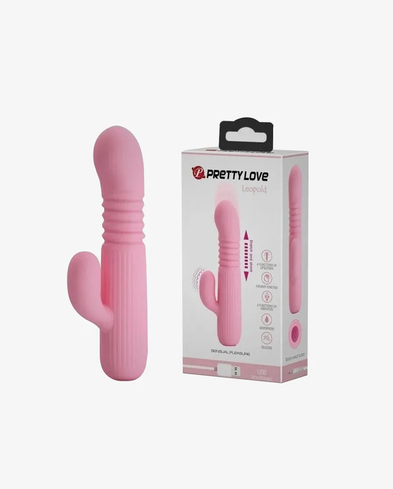 Pretty Love Leopold Telescopic Vibrator