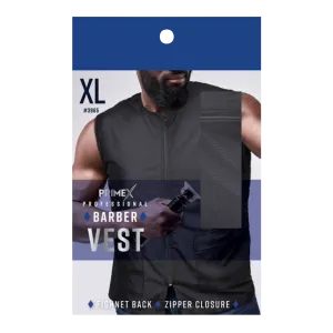 PrimeX Barber Vest XL, Black