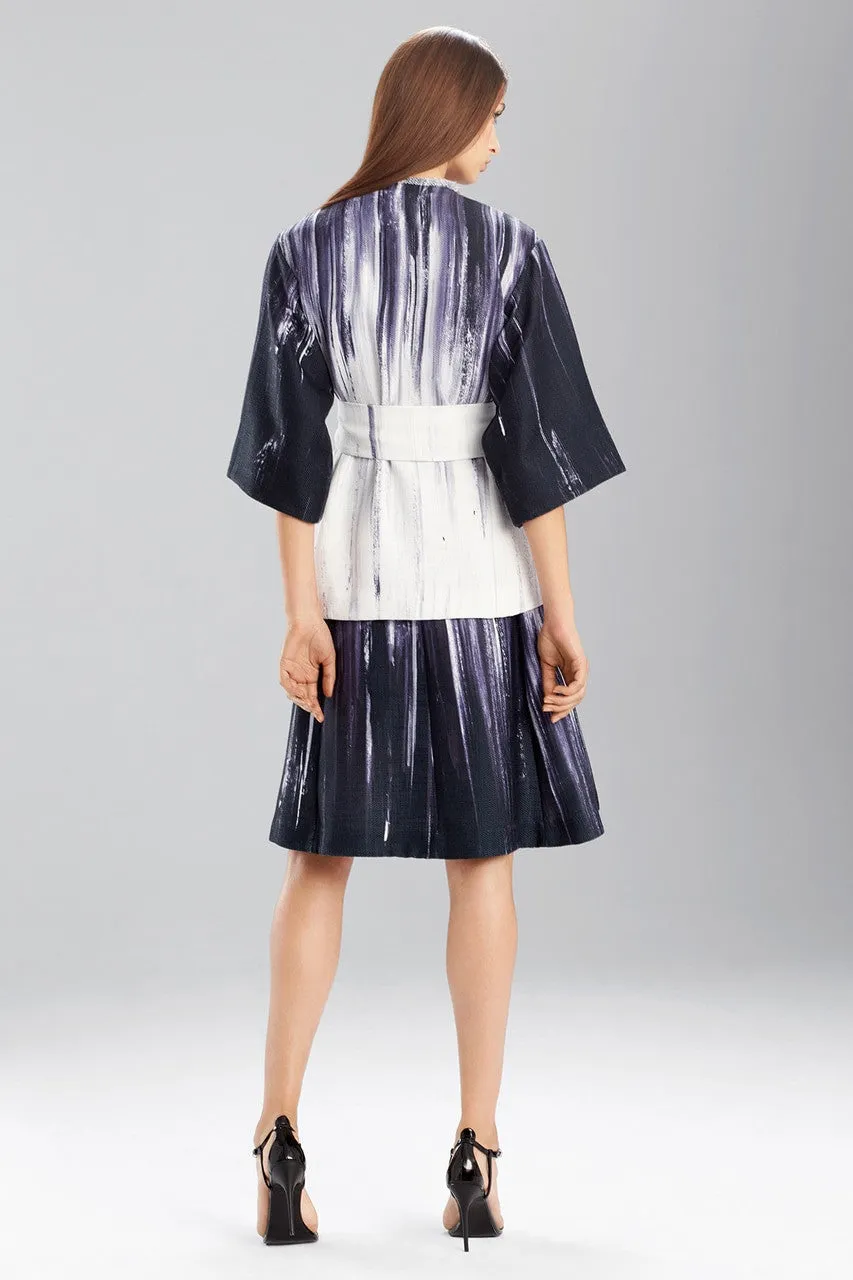 Printed Textured Poly Jacket