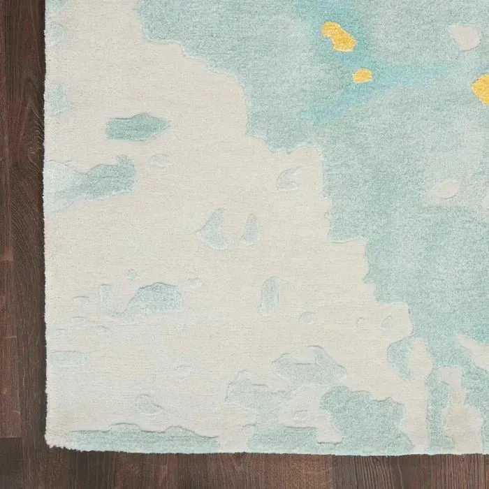 Prismatic PRS26 Seafoam Gold  Rug