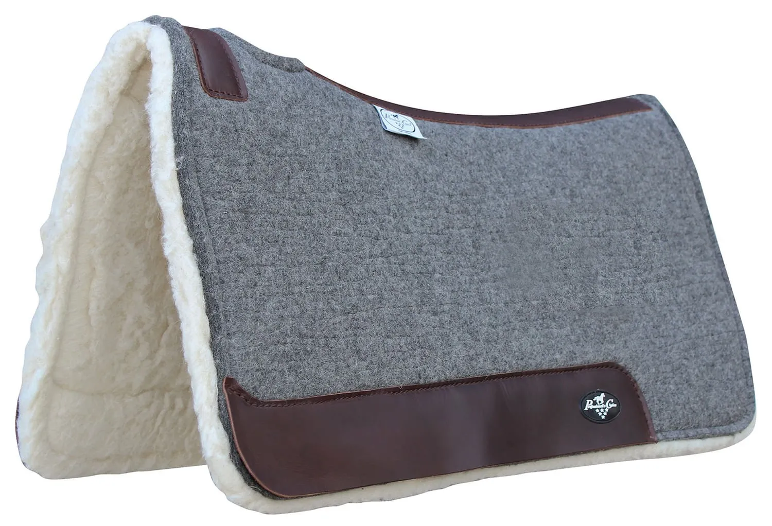 Professional's Choice Deluxe 100% Wool Saddle Pad w/ Fleece