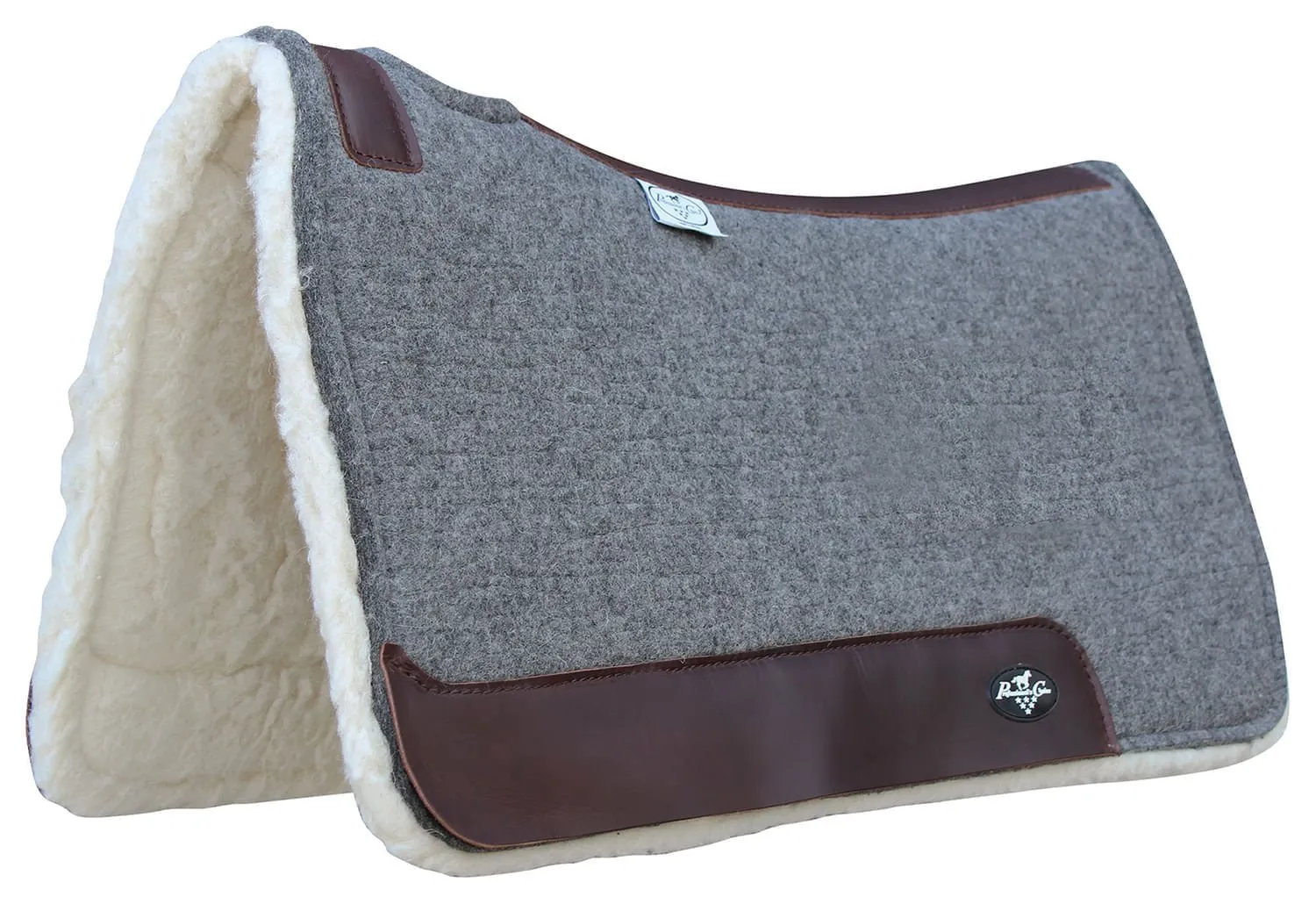Professional's Choice Deluxe 100% Wool Saddle Pad w/ Fleece