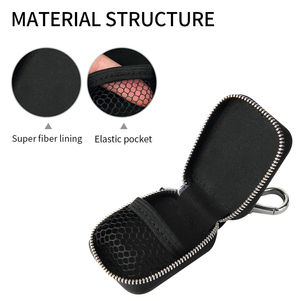 Protective Leather Case Storage Bag For Airpods Pro 3 2 1-Coffee