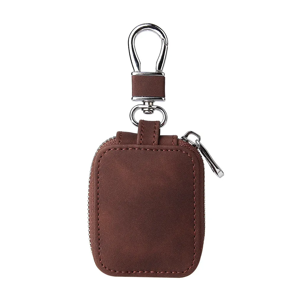 Protective Leather Case Storage Bag For Airpods Pro 3 2 1-Coffee