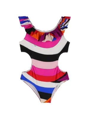 Pucci   Printed lycra one piece swimsuit 