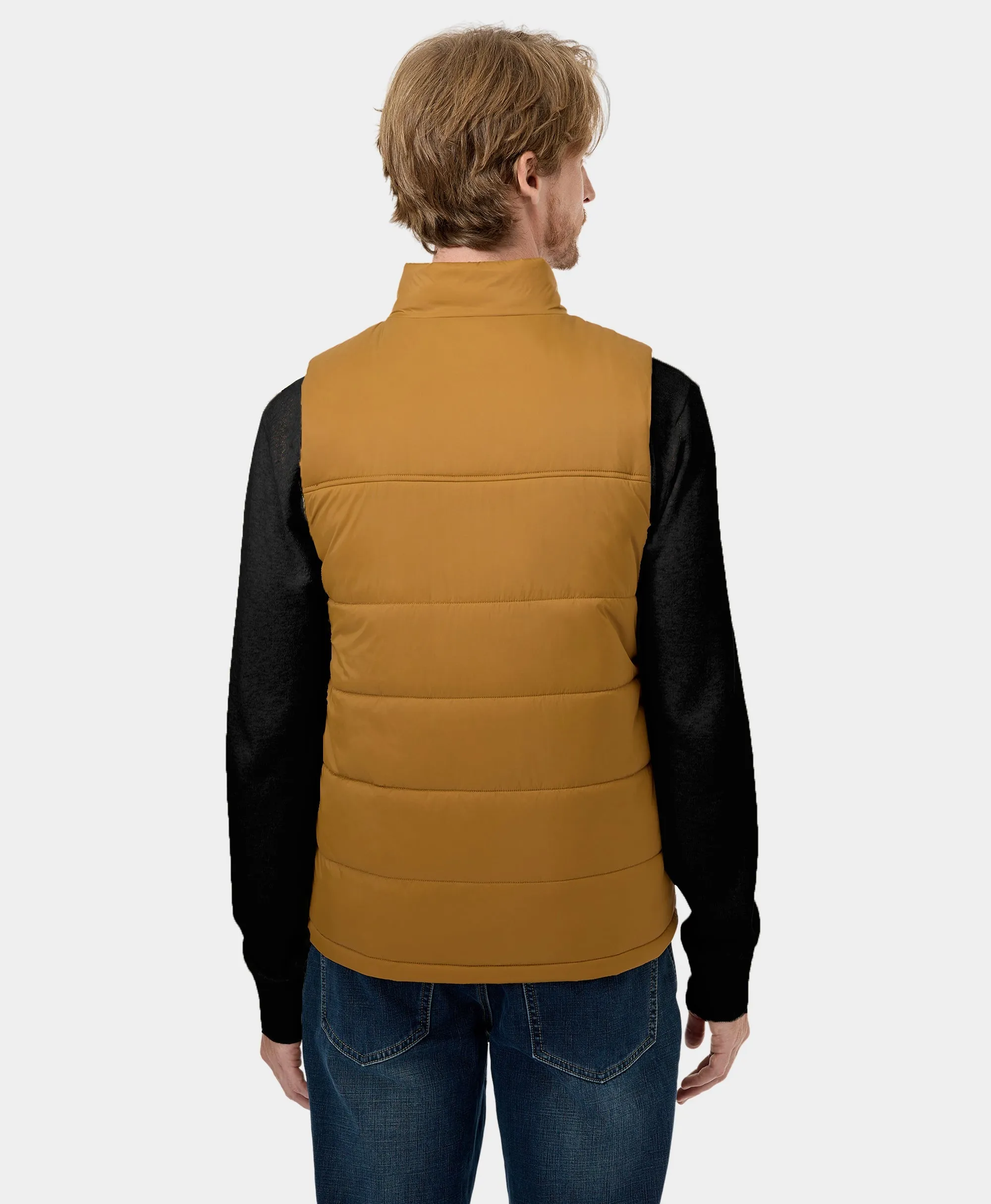 PuffLyte™ Men's Heated Lightweight Vest - Dark Khaki (Apparel Only)