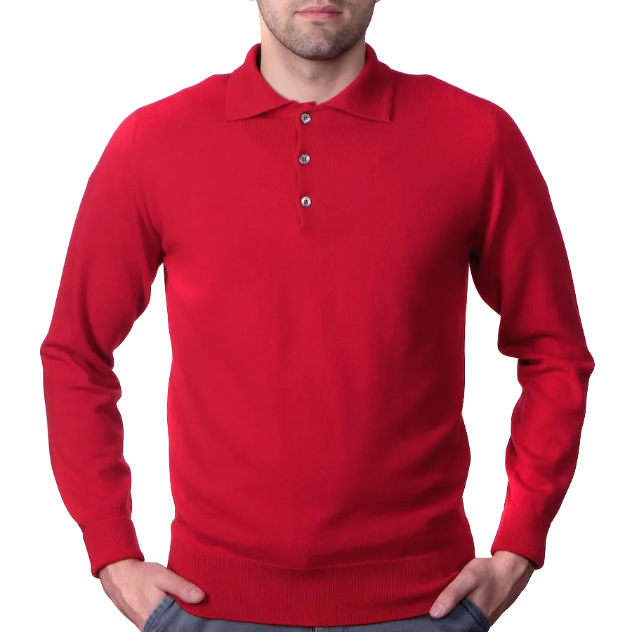 Pullman  Cashmere  Polo Shirt 1 Ply