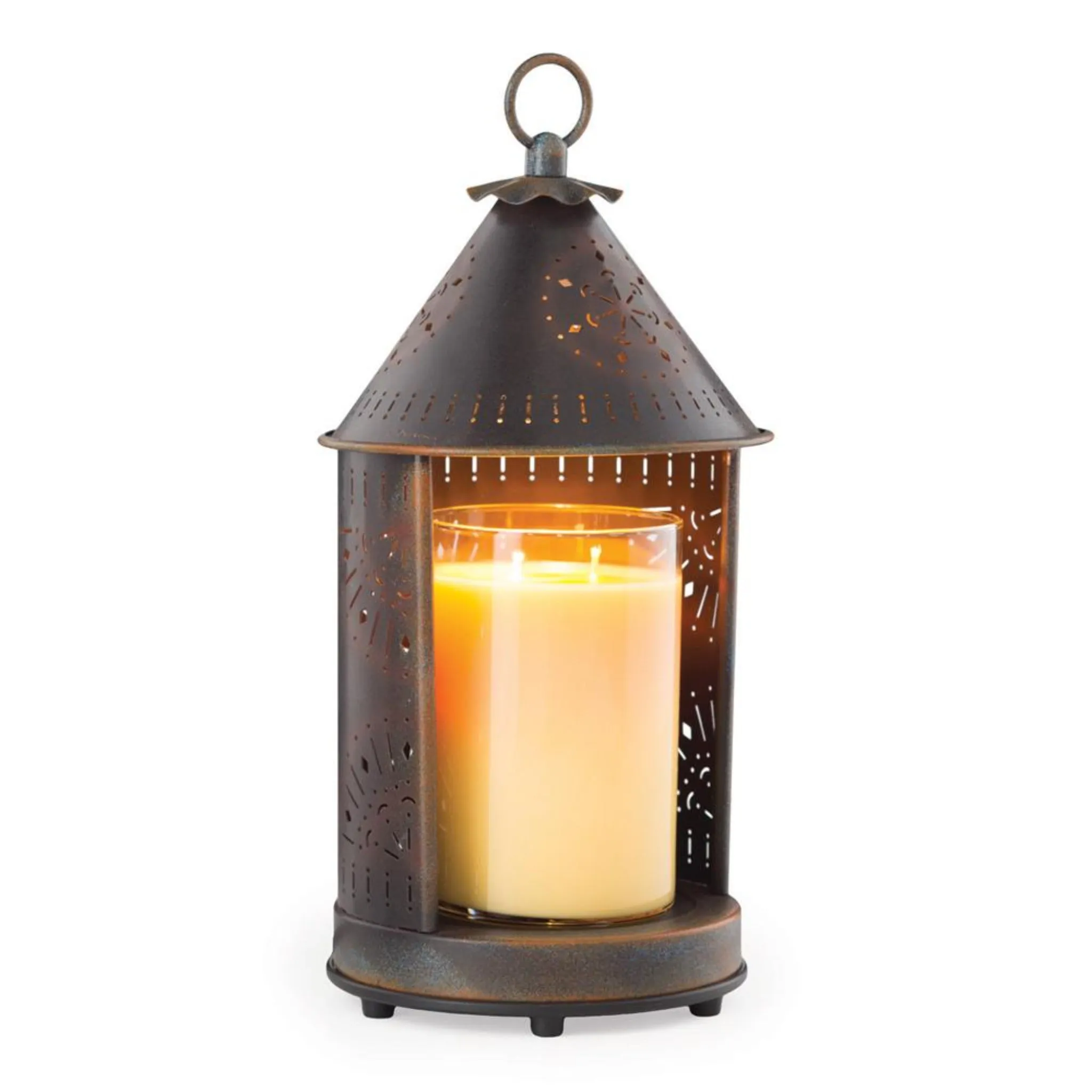 Punched Tin Lantern Warmer